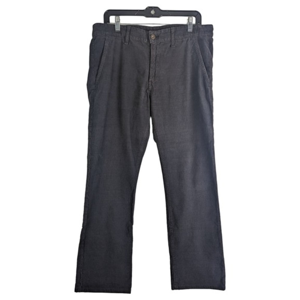 Mens Rag & Bone Charcoal Corduroy Men s Pants Size 34‎ M1702O738RBS Zip Fly